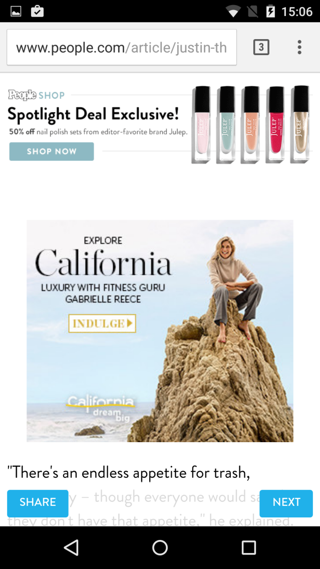 Visit California - Golden State of Mind ad execution